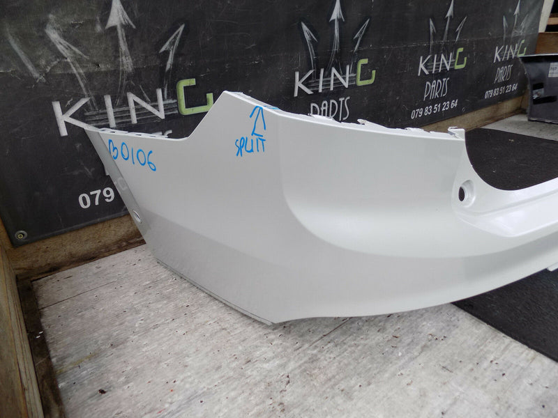 VOLVO XC90 II XC 90 2014-17 WHITE REAR BUMPER GENUINE UPPER PART 31353390