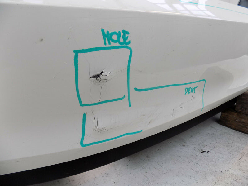 AUDI A3 8V3 2013-2016 SPORTBACK 5 DR REAR WHITE BUMPER 8V3807521