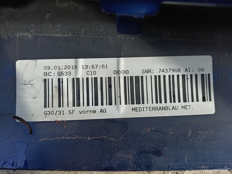 BMW 5 SERIES G30 G31 2017-2020 FRONT BUMPER GENUINE PDC 5111 7385336