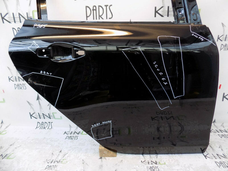 PEUGEOT 208 2012-2019 5DR REAR RIGHT DOOR PANEL IN BLACK *DAMAGE*