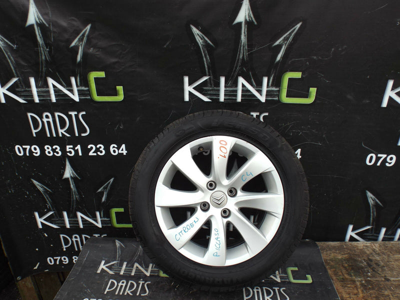 CITROEN C4 GRAND PICASSO 2006-13 GENUINE 16" ALLOY GENUINE WHEEL 215/55R16 TYRE