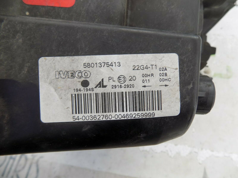 IVECO DAILY 2011-2014 RIGHT DRIVER SIDE HEADLIGHT HEADLAMP 5801375413
