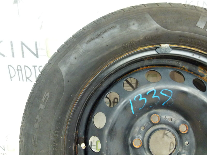 AUDI 15" WHEEL STEEL RIM & TIRE 6JX15H2 ET43 500601027 GENUINE