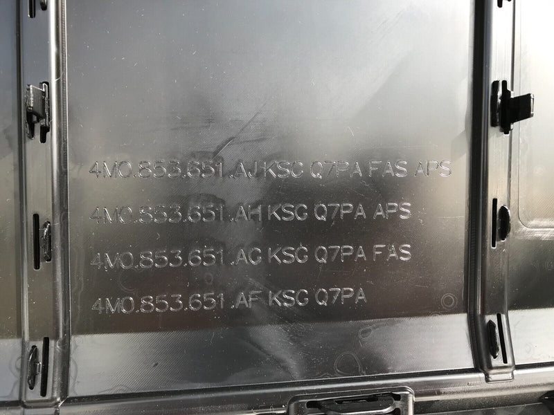 AUDI Q7 4M FACELIFT 2020-2023 FRONT BUMPER GRILL RADIATOR GRILLE 4M0853651