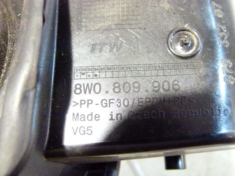 AUDI A4 S4 8W B9 2016-ON FUEL TANK FLAP BLACK GENUINE 8W0809906