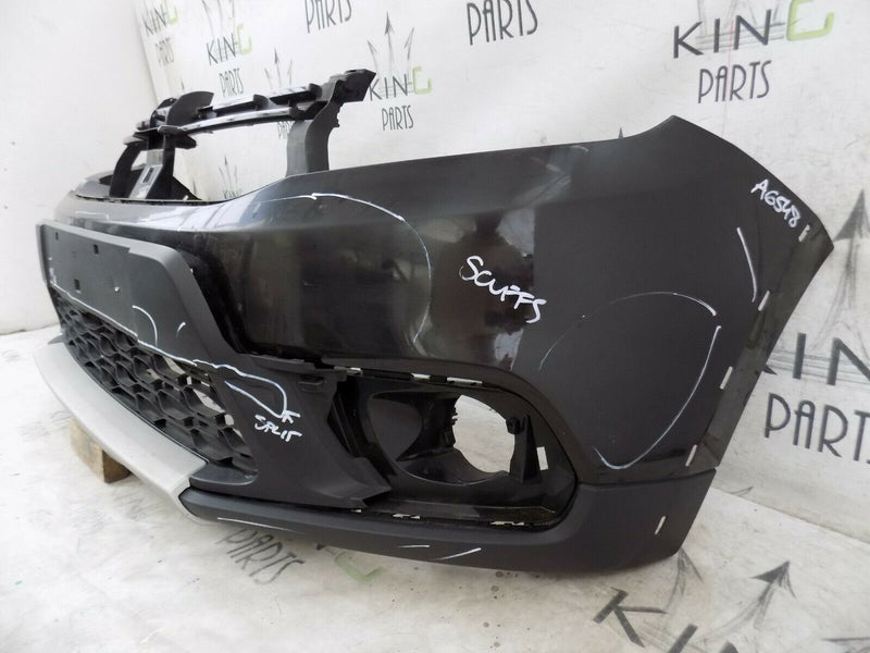 DACIA SANDERO MK2 FACELIFT 2017-ON BLACK FRONT BUMPER GENUINE OEM