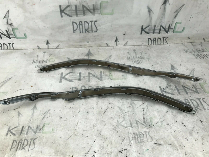 HYUNDAI TUCSON NX4e FRONT BUMPER PAIR CHROME TRIM MOULDING LEFT & RIGHT STRIP