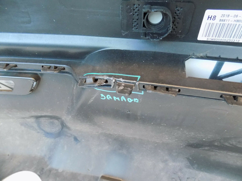 KIA RIO (YB) 2017-ON HATCHBACK 5DR GENUINE REAR BUMPER PDC 86611-H8000