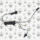 MERCEDES W204 2007-14 REAR LEFT SOFT ANTENNA MODULE AMPLIFIER STOPPER PARASTIC