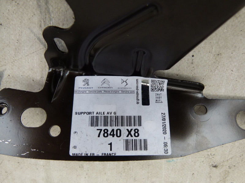 CITROEN C3 MK2 2009-2013 FRONT LEFT WING BRACEKT GENUINE 1621266080