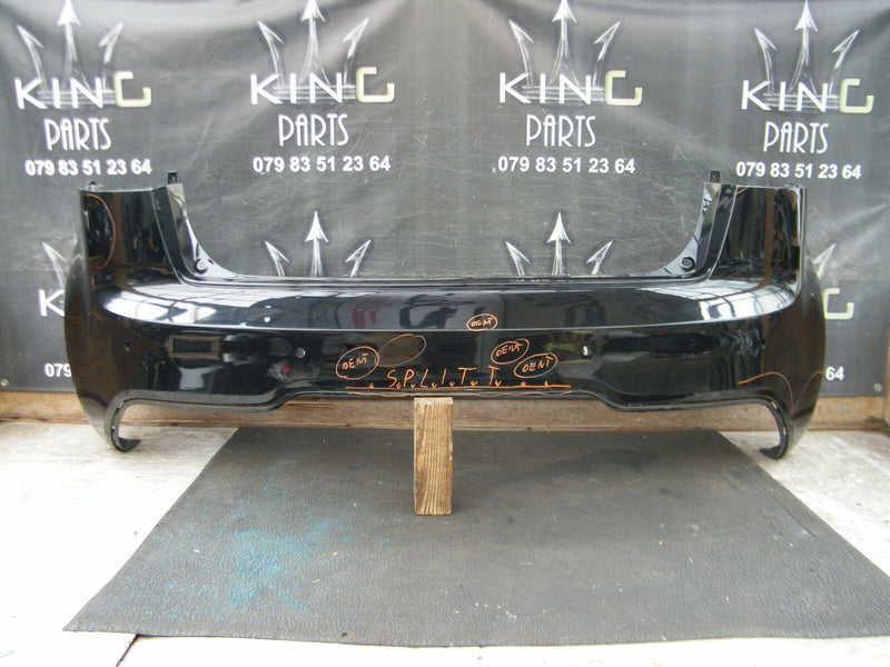 KIA RIO 2011-2013 REAR BUMPER WITH PDC HOLES GENUINE BLACK (9416)