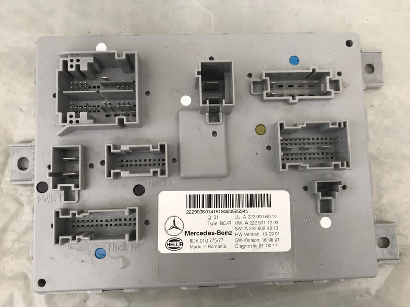 MERCEDES GLC X253 250 2016-21 BODY CONTROL UNIT MODULE, COMFORT BCM A2229006014