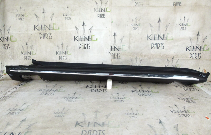 MERCEDES EQC N293 GENUINE LEFT PASSENGER SIDE SKIRT SILL COVER CHROME STRIP