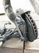 MERCEDES GLC X253 4MATIC COMPLETE FRONT LEFT LEG 3x WISHBONE ARMS HUB CALIPER