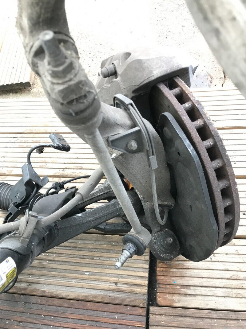 MERCEDES GLC X253 4MATIC COMPLETE FRONT LEFT LEG 3x WISHBONE ARMS HUB CALIPER