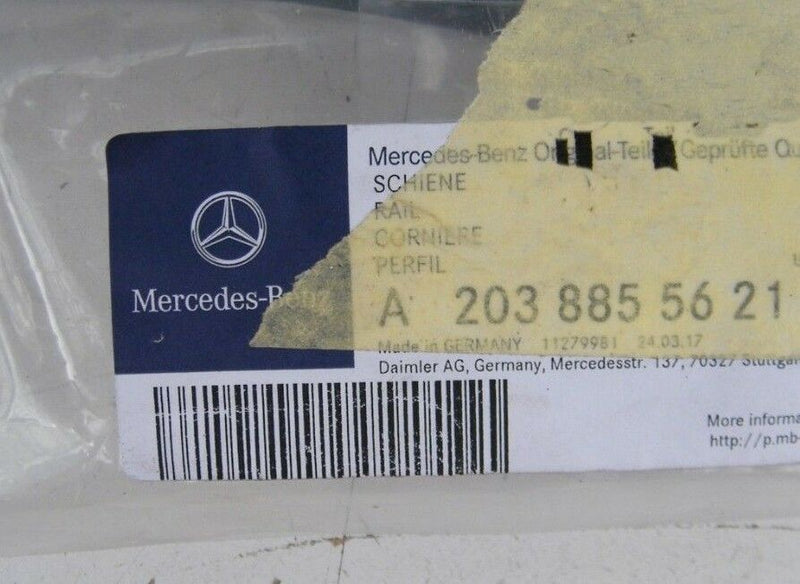 MERCEDES C CLASS W203 2001-2007 REAR BUMPER RAIL A2038855621 (S27-28)