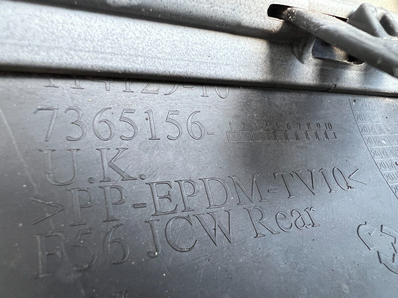 BMW MINI COOPER F56 JCW JOHN COOPER WORKS 2014-2019 REAR BUMPER 7365156