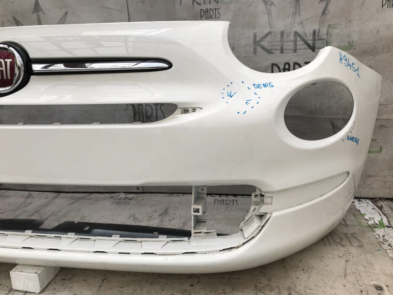 FIAT 500 LOUNGE FACELIFT 2015-23 FRONT BUMPER & TOP BADGE LOGO 735619491