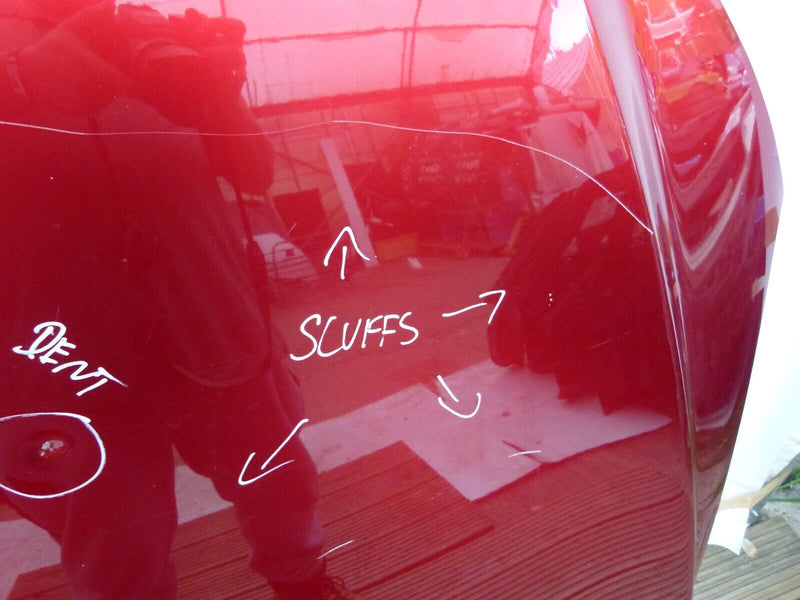 MAZDA 3 CX3 CX-3 GENUINE FRONT BONNET HOOD PANEL in RED