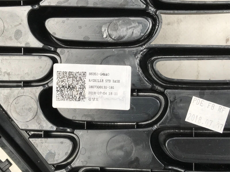 HYUNDAI i30 FASTBACK 2019-ON *NEW* FRONT BUMPER GRILL GRILLE 86351-G4AA0