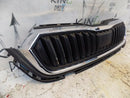 SKODA OCTAVIA 4 MK4 2020-ON FRONT BUMPER GRILL WITH SURROUND TRIM OEM PART