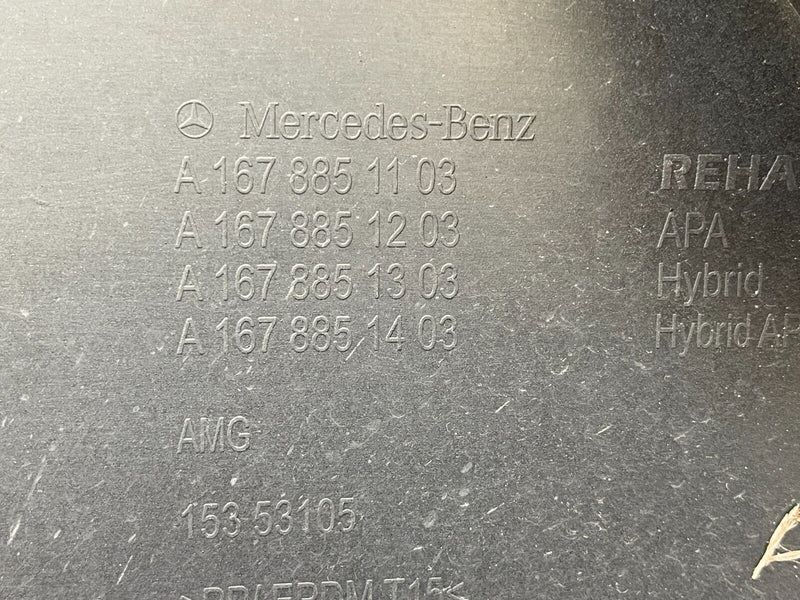 MERCEDES GLE W167 AMG 2019-ON GENUINE REAR BUMPER A1678851103