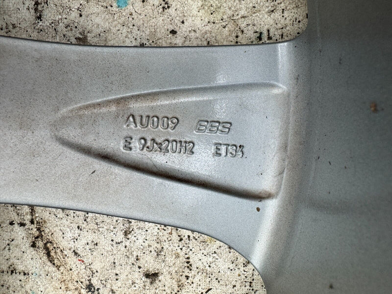 AUDI A4 S4 8W B9 SPORT BBS ALLOY WHEEL RIM 20' 9Jx20H2 ET34 TYRE 265x30 R20 1689