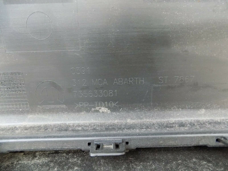 FIAT 500 ABARTH 959 FCL 16-ON BLUE REAR BUMPER+DIFFUSER GENUINE 735633081