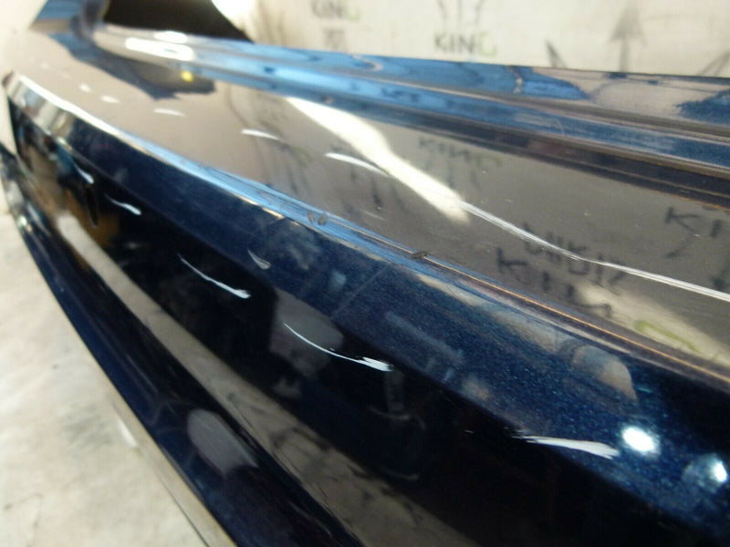 VW SHARAN MK2 7N 2010-2015 NAVY BLUE REAR BUMPER GENUINE 4x PDC 7N0807421