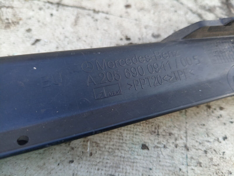 MERCEDES C CLASS W205 2014-19 left SIDE BOOT LID DRIP RAIL TRIM  A2056900941 #
