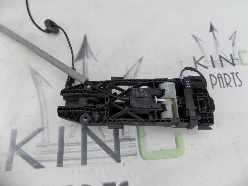 VW BEETLE (5C1, 5C2) 2012-ON FRONT LEFT DOOR EXTERIOR HANDLE + LINKAGE IN BLACK