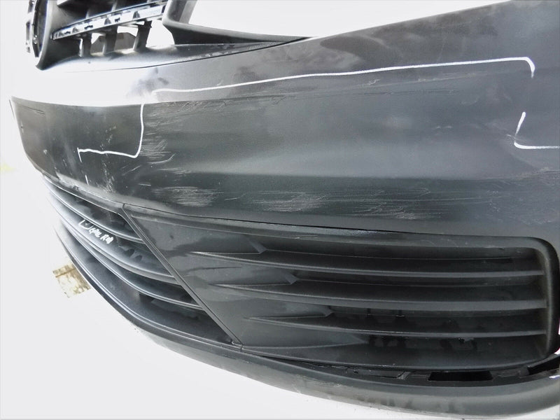 VW CADDY 2K 2nd FACELIFT 2016-2018 FRONT BUMPER GENUINE BLACK 2K5807221J
