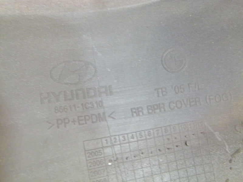 HYUNDAI GETZ TB REAR BUMPER GENUINE 866111C310