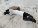 FORD FIESTA MK7 ST-LINE FRONT LEFT DOOR HANDLE EXTERIOR WHITE COMPLETE
