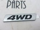 HYUNDAI TUCSON, SANTA FE - LOGO 4WD BADGE TRUNK EMBLEM STICKER TAILGATE GENUINE