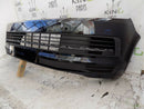 VW TRANSPORTER CARAVELLE T6 FRONT BUMPER  BLACK 16-19 GENUINE 7E5807221D