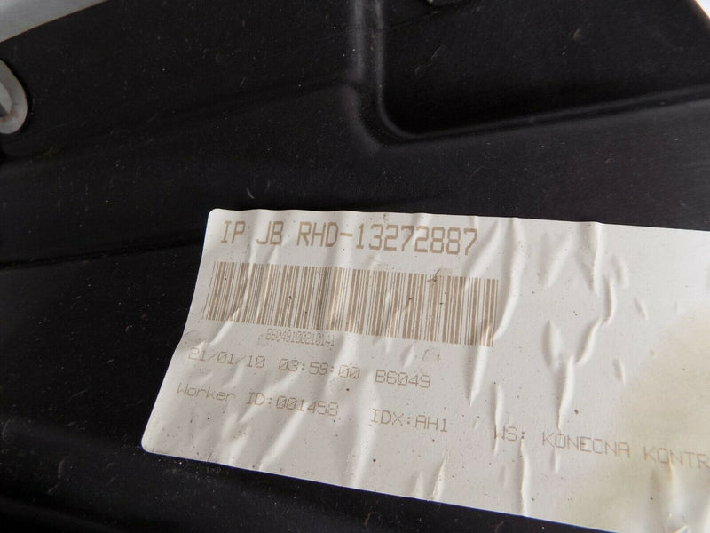 VAUXHALL INSIGNIA 2008-17 INTERIOR DASHBOARD PANEL 13272887 + AIRBAG 13242015