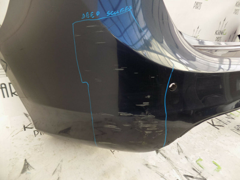 VOLVO V60 R-DESIGN 2010-2017 BLUE REAR BUMPER GENUINE 31265263