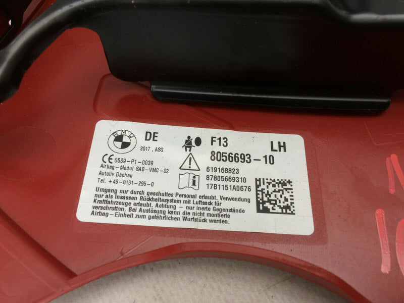 BMW 6 SERIES F13 COUPE LEFT SEAT AIR BAG SIDE AIRBAG GENUINE 87 8056693-10