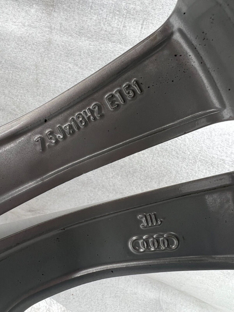 AUDI A3 S-LINE 18" WHEEL ALLOY RIM & TYRE 225/40/18 7.5J ET51 8V0601025BL