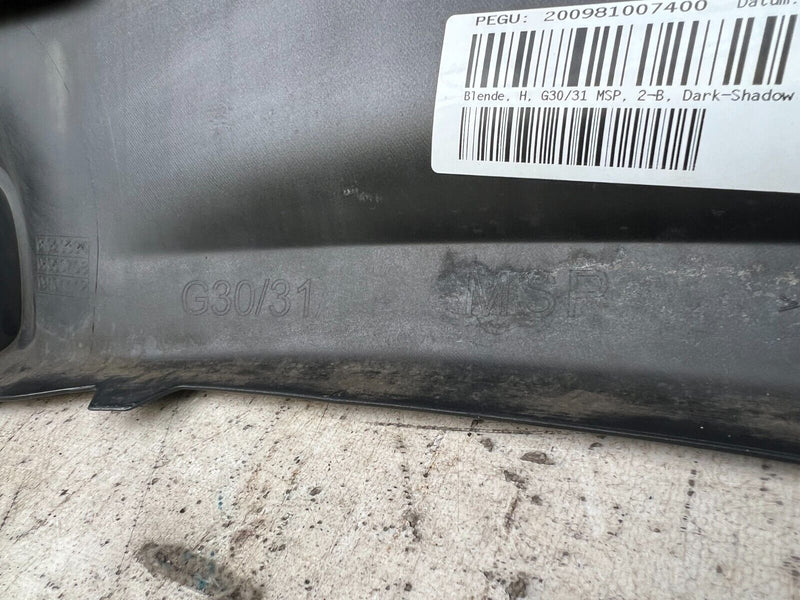 BMW 5 SERIES G30 M-SPORT 2017-2021 REAR BUMPER PDC 51128064711