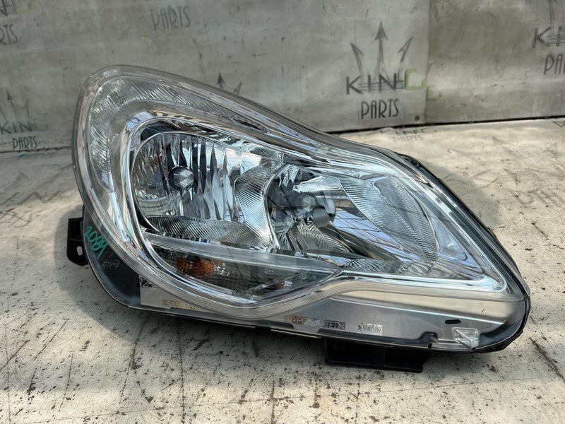 VAUXHALL CORSA D 2010-2014 FACELIFT DRIVER SIDE HEADLIGHT 90014694