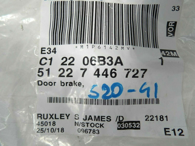 BMW 1 SERIES F20 LCi 5DR REAR LEFT RIGHT DOOR BRAKE HINGE STRAP 7311338 /S20-41