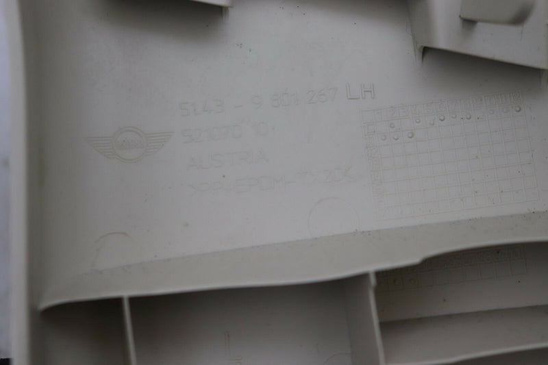 MINI COUNTRYMAN R60 2010-2016 LEFT C PILLAR COLUMN TRIM PANEL BEIGE 9801267