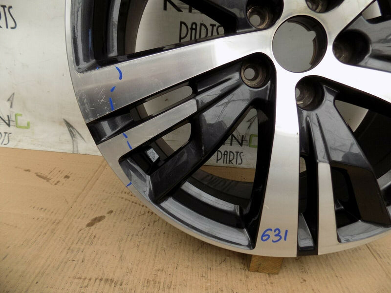 PEUGEOT 3008 18" INCH RIM ALLOY WHEEL 7.5J ET49 BLACK 9809687377