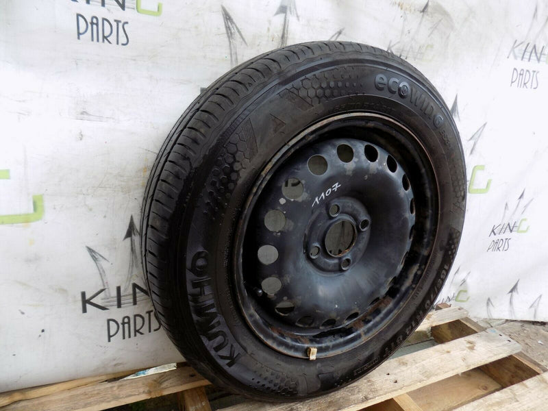 VW UP, CITIGO STEEL WHEEL RIM + TYRE 14" R14 5Jx14 ET35 1S0601027J