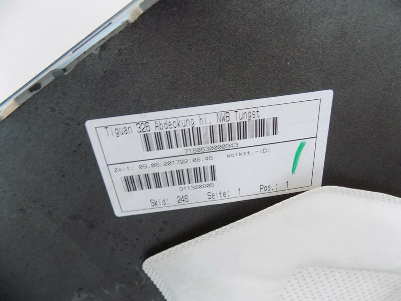 VW TIGUAN II MK2 5N 2016 2017 SILVER REAR BUMPER GENUINE 5NA807421