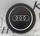AUDI A1 A3 A4 A5 Q5 2016-2020 FACELIFT STEERING WHEEL COVER A I R  B A G BLACK