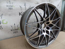 BMW M3 M4 20" INCH ALLOY WHEEL COMPETITION 666 GREY FRONT 9JX20H2