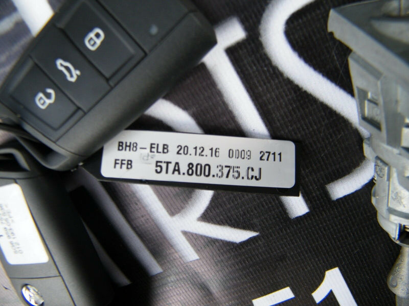 VW GOLF MK7 VII 2015-ON GENUINE REMOTE KEY INGINTION SWITCH LOCK SET 5G6959753Q